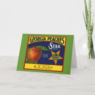 Georgia Peaches Card