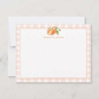 Georgia Peaches Personal Stationery Note Card