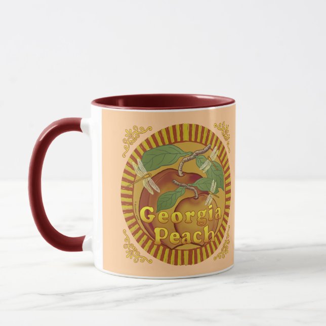 Georgia Peaches Rondo Mug (Left)
