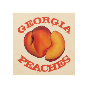 Georgia Peaches Sweet Summer Peach Fruit Art