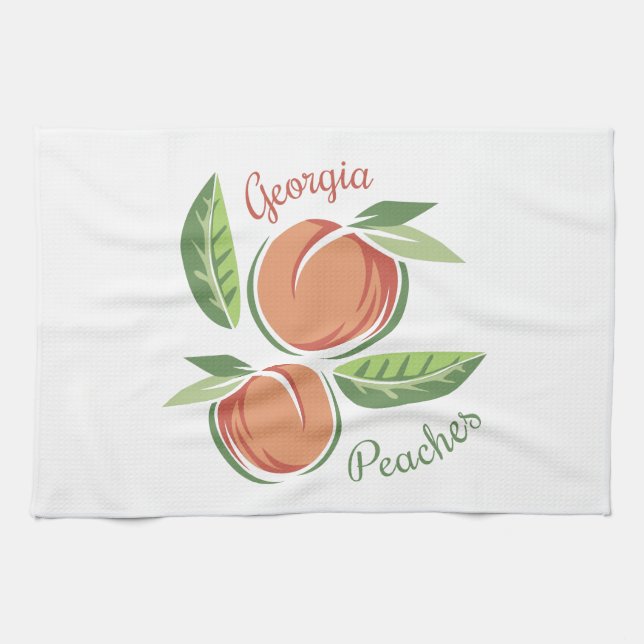 Georgia Peaches Towel (Horizontal)