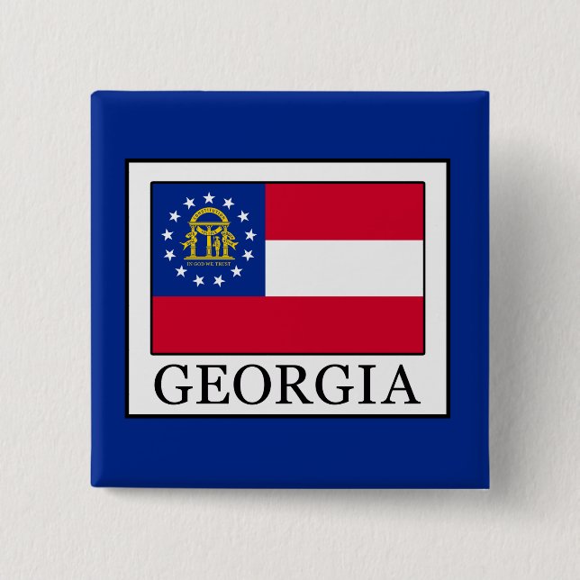Georgia Pinback Button (Front)
