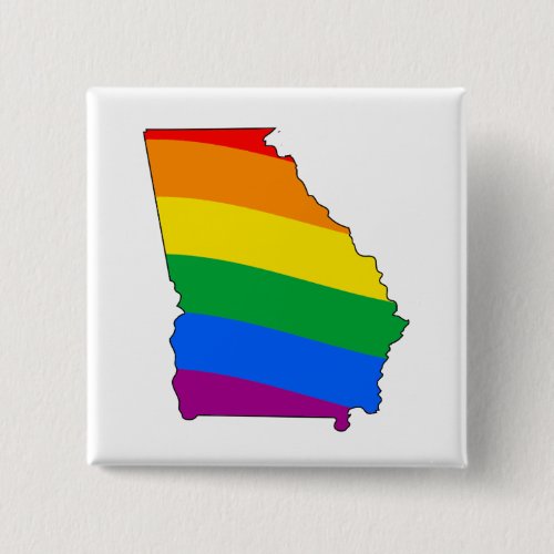 GEORGIA PRIDE PINBACK BUTTON