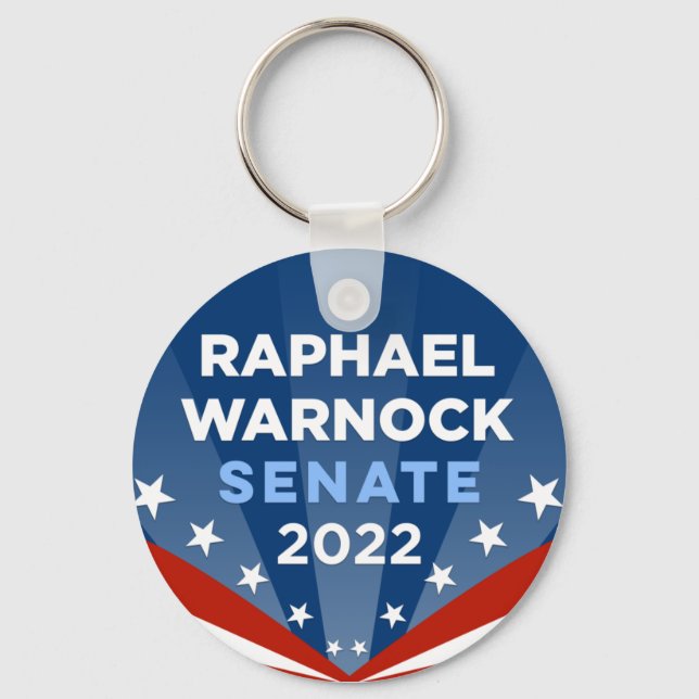 Georgia Raphael Warnock for Senate 2022 Keychain (Front)
