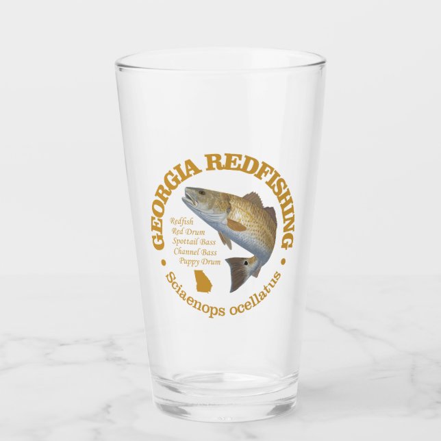 Georgia (redfish) glass (Front)