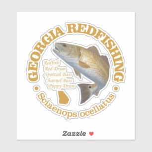 Georgia (redfish) sticker