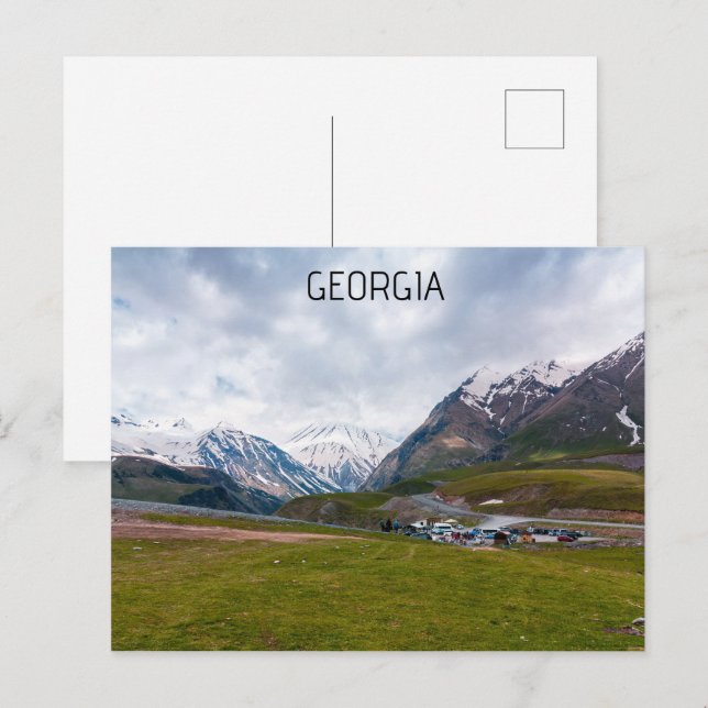 Georgia Sakartvelo landscape Postcard (Front/Back)