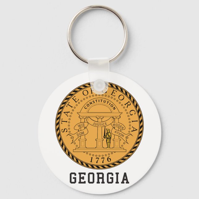 Georgia Seal Keychain (Front)
