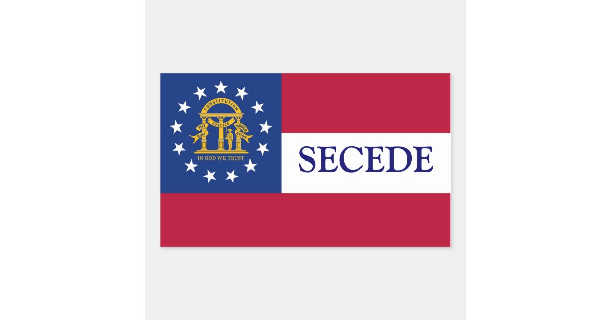 Secede Sign Georgia Secede sticker | Zazzle
