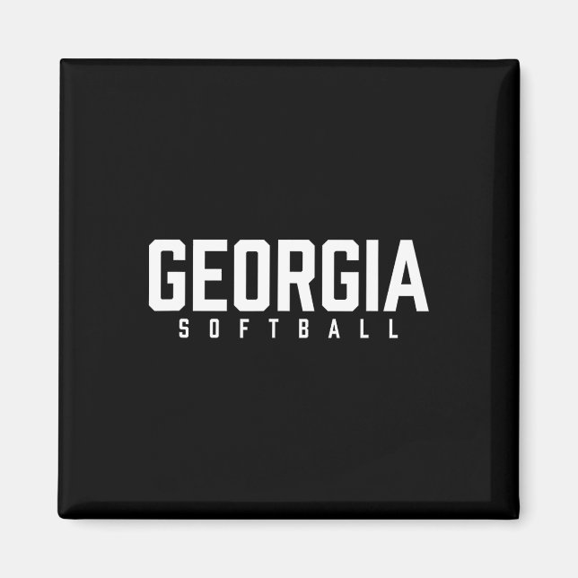 Georgia Softll  Magnet (Front)