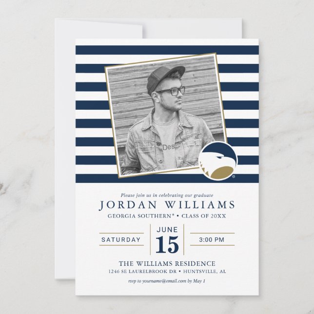 Georgia Southern Future Graduation Announcement (Front)