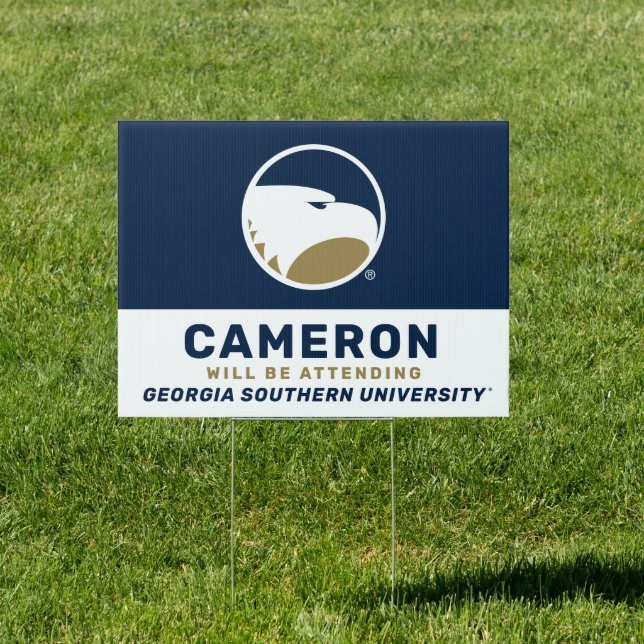Georgia Southern Future Graduation Sign (Insitu)