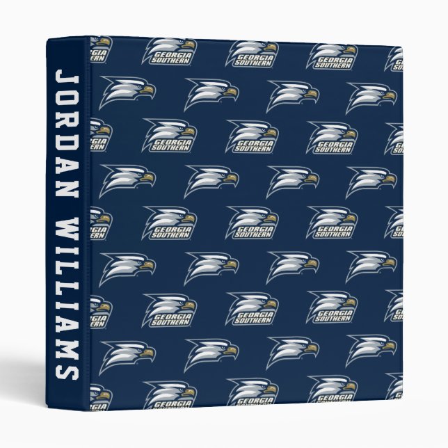 Georgia Southern Logo 3 Ring Binder (Front/Spine)