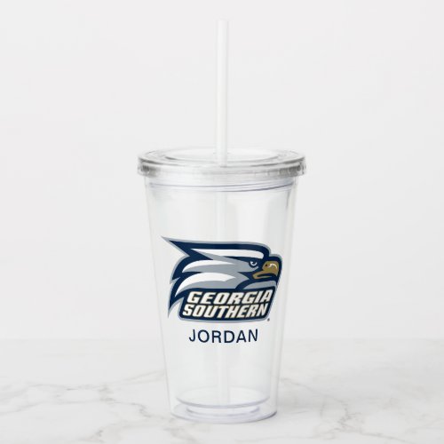 Georgia Southern Logo Acrylic Tumbler