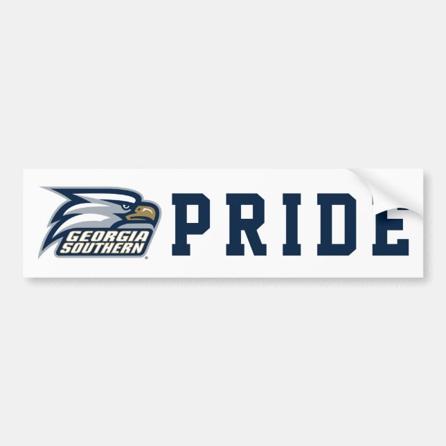 Georgia Southern Logo Bumper Sticker (Front)