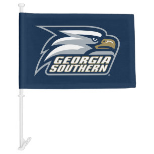 Georgia Southern Logo Car Flag