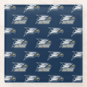 Georgia Southern Logo Glass Coaster
