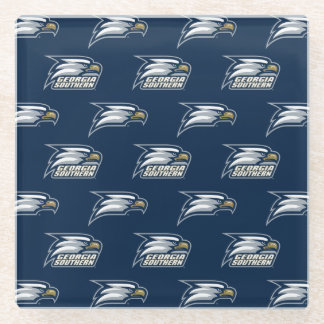 Georgia Southern Logo Glass Coaster