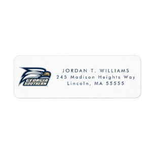 Georgia Southern Logo Label