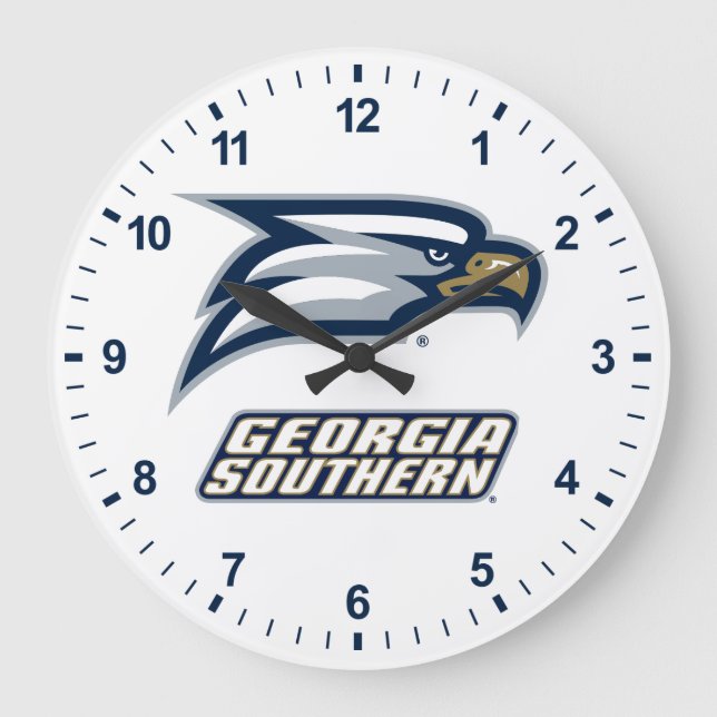 Georgia Southern Logo Large Clock (Front)