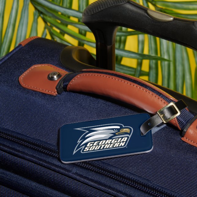 Georgia Southern Logo Luggage Tag (Front Insitu 3)