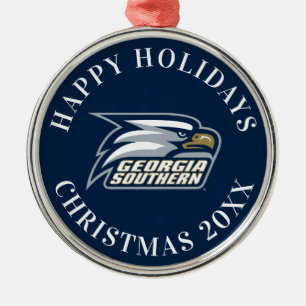 Georgia Southern Logo Metal Ornament