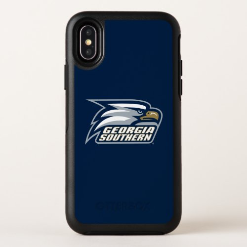 Georgia Southern Logo OtterBox Symmetry iPhone X Case