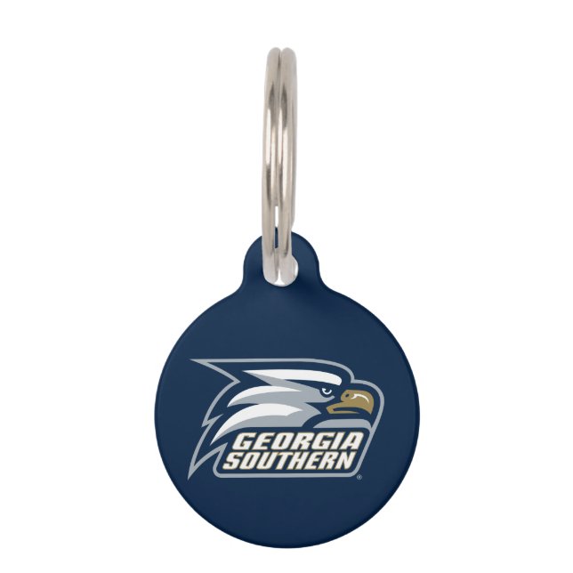 Georgia Southern Logo Pet ID Tag (Front)