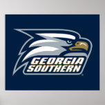 Georgia Southern Logo Poster<br><div class="desc">Check out these new Georgia Southern University designs! Show off your GSU Eagles pride with these new Georgia Southern University products. These make perfect gifts for the Eagles student, alumni, family, friend or fan in your life. All of these Zazzle products are customizable with your name, class year, or club....</div>
