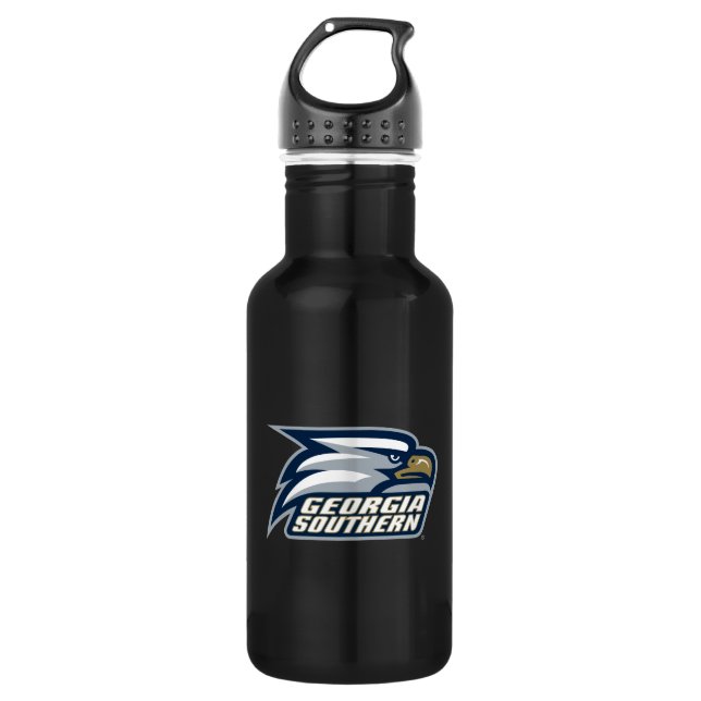 Georgia Southern Logo Stainless Steel Water Bottle (Front)