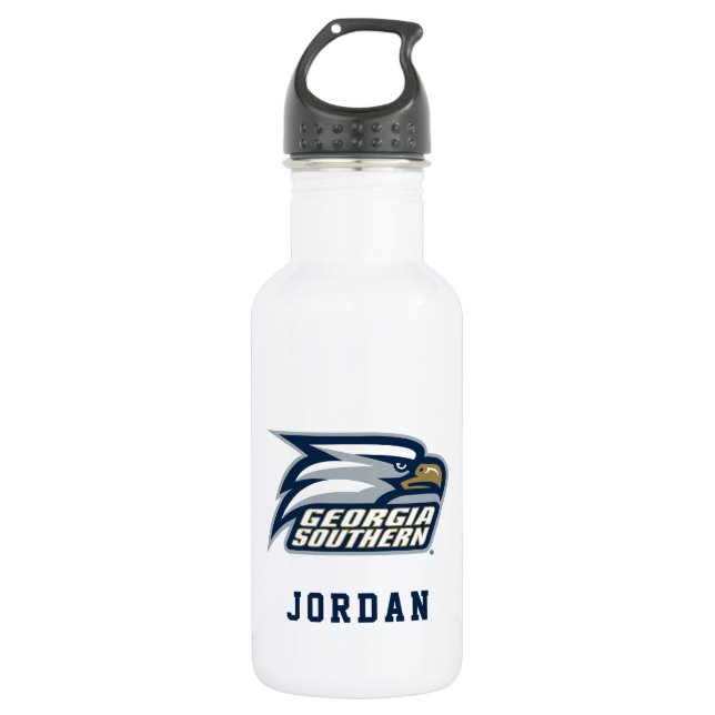 Georgia Southern Logo Stainless Steel Water Bottle (Front)