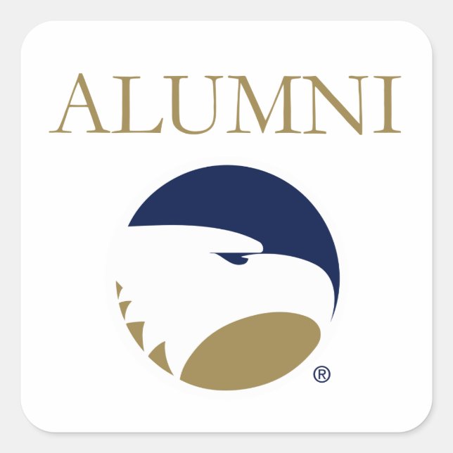 Georgia Southern University Alumni Square Sticker (Front)