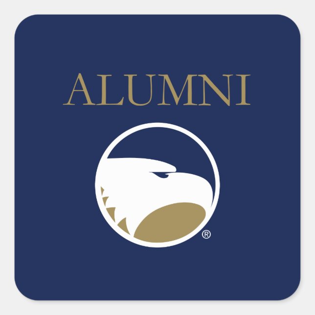 Georgia Southern University Alumni Square Sticker (Front)