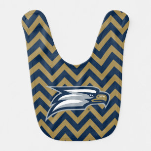 Georgia Southern University Chevron Pattern Baby Bib