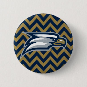 Georgia Southern University  Chevron Pattern Button