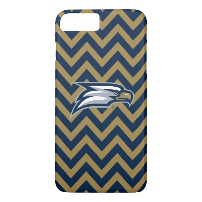Georgia Southern University  Chevron Pattern Case-Mate iPhone Case (Back)
