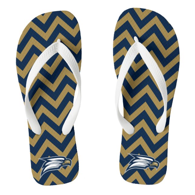 Georgia Southern University  Chevron Pattern Flip Flops (Footbed)
