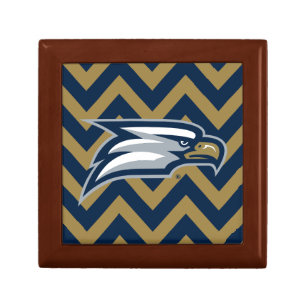Georgia Southern University Chevron Pattern Gift Box