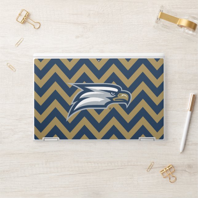 Georgia Southern University  Chevron Pattern HP Laptop Skin (Desk)