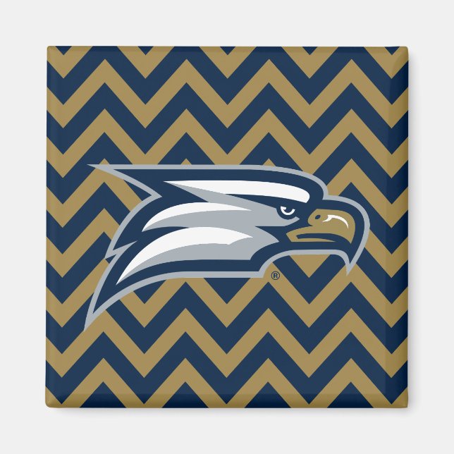Georgia Southern University  Chevron Pattern Magnet (Front)
