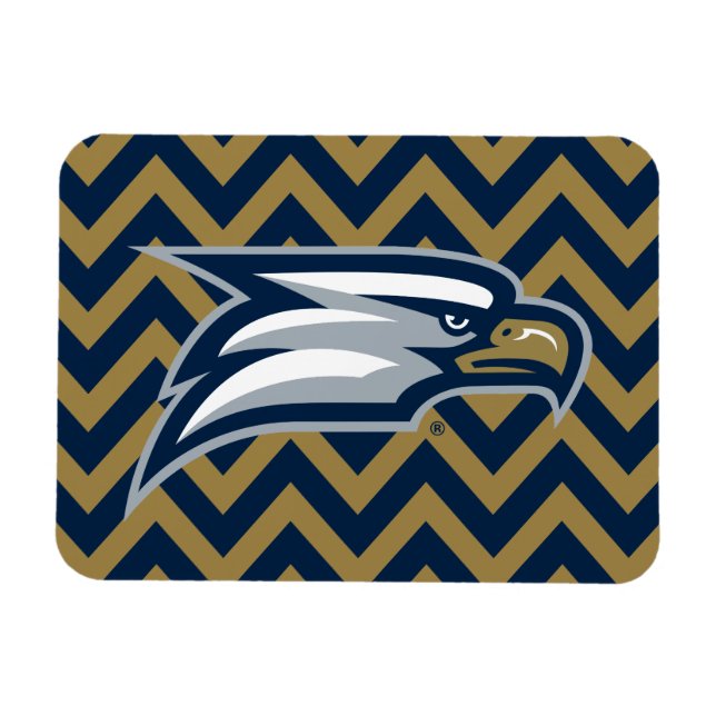 Georgia Southern University  Chevron Pattern Magnet (Horizontal)