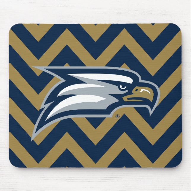 Georgia Southern University  Chevron Pattern Mouse Pad (Front)