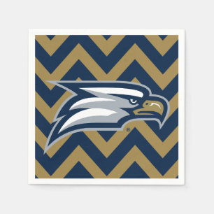 Georgia Southern University Chevron Pattern Napkins