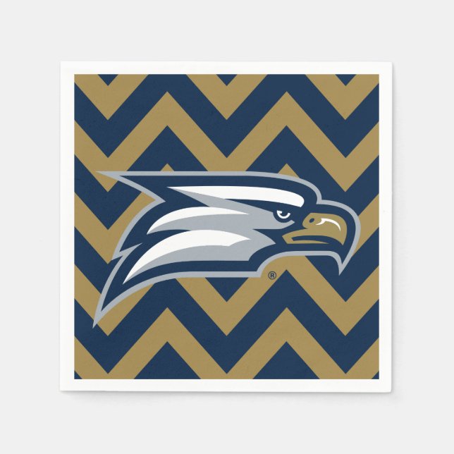 Georgia Southern University  Chevron Pattern Napkins (Front)