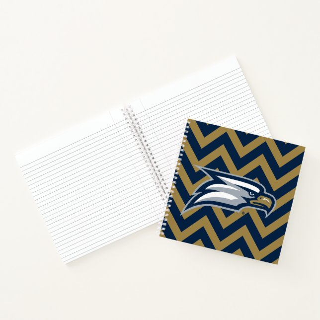 Georgia Southern University  Chevron Pattern Notebook (Inside)