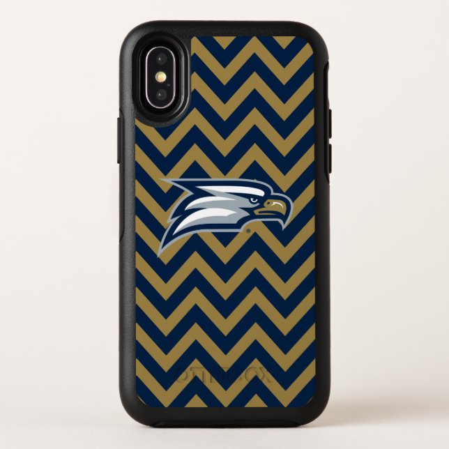Georgia Southern University  Chevron Pattern Otterbox iPhone Case (Back)