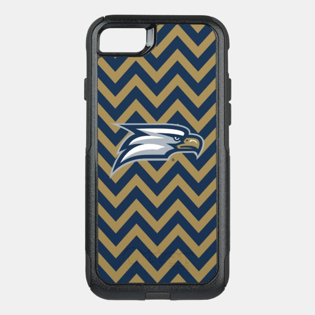 Georgia Southern University  Chevron Pattern Otterbox iPhone Case (Back)