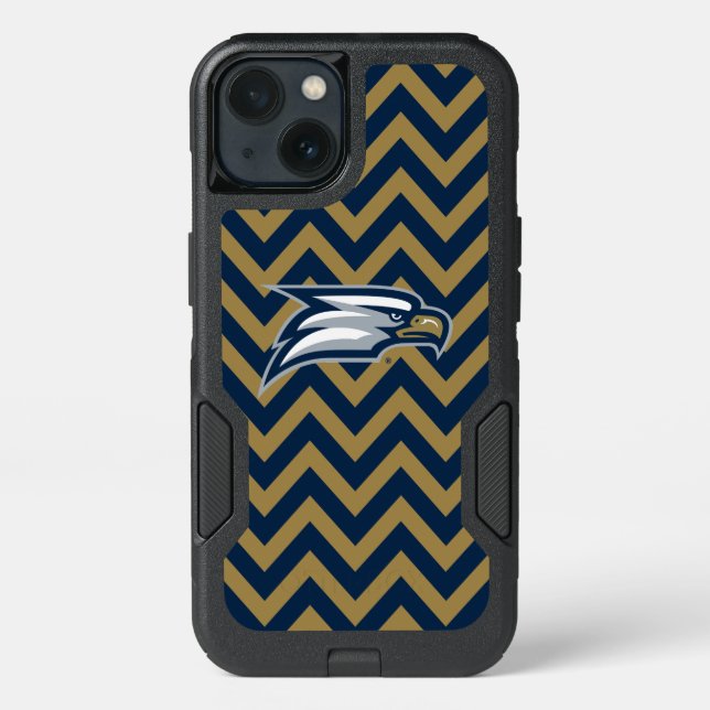 Georgia Southern University  Chevron Pattern Otterbox iPhone Case (Back)