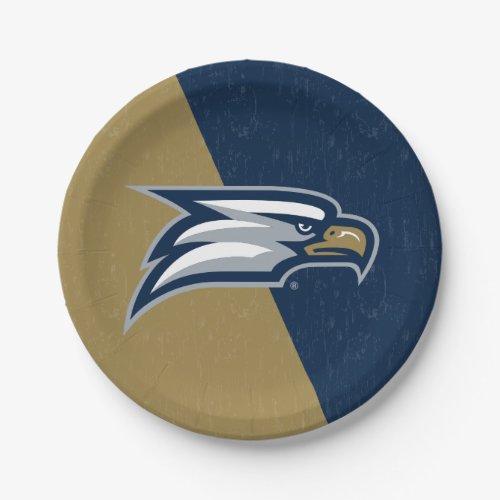 Georgia Southern University Color Block Distressed Paper Plates