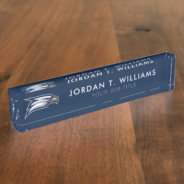 Georgia Southern University Desk Name Plate (Side)